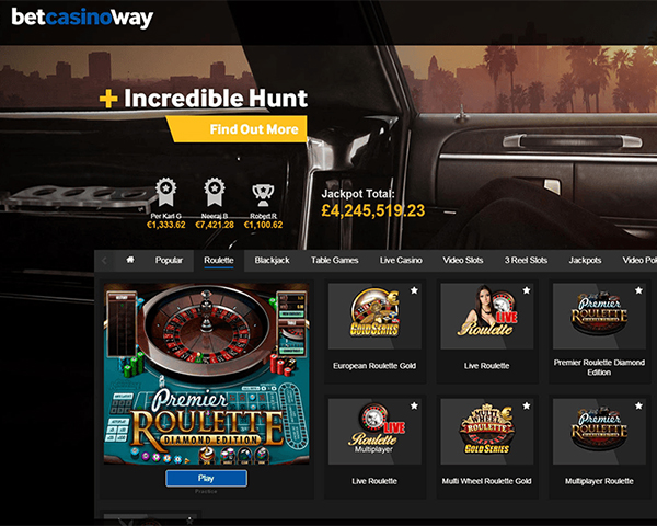 Betway Casino Screenshot
