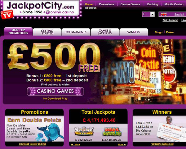 Jackpot City Screenshot