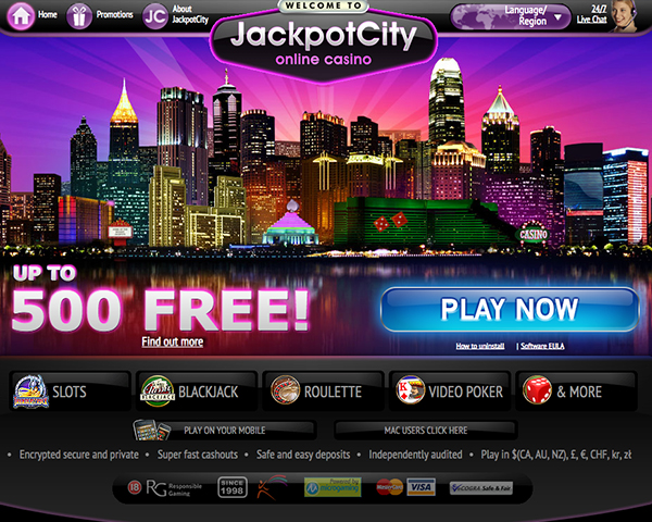 Jackpot City Screenshot