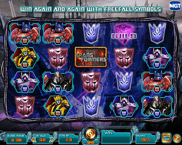 Transformers screenshot