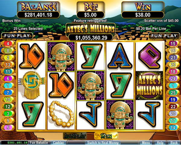 Aztec's Millions screenshot