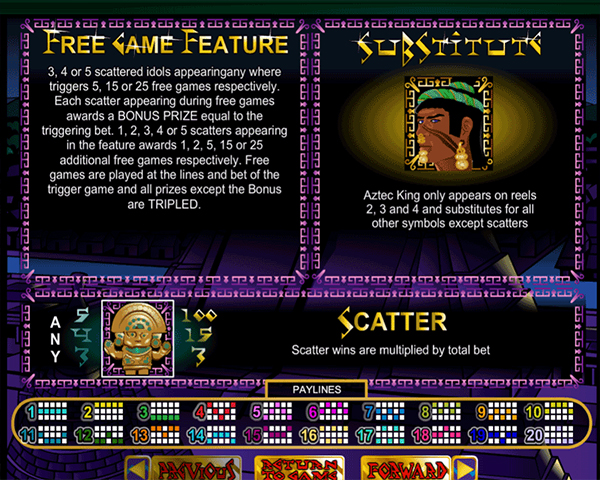 Aztec's Millions screenshot