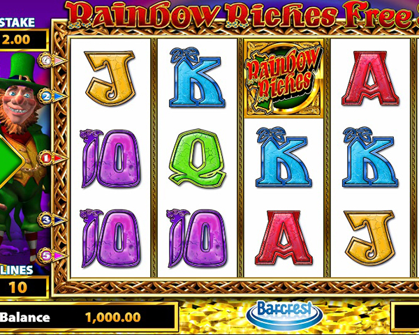 Rainbow Riches Free Spins screenshot