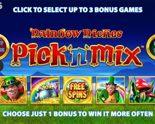 Rainbow Riches Pick'n'Mix Logo